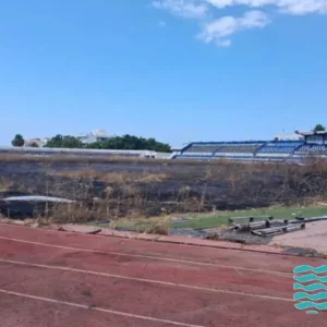 El estadio municipal de Marbella arde de nuevo